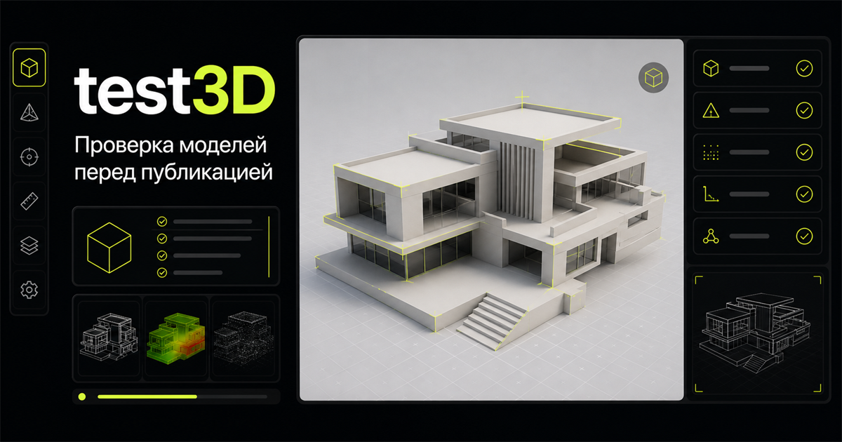 test3D — проверка 3D-моделей перед публикацией